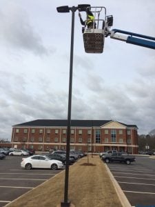 Hinson Electric Inc Boom lift