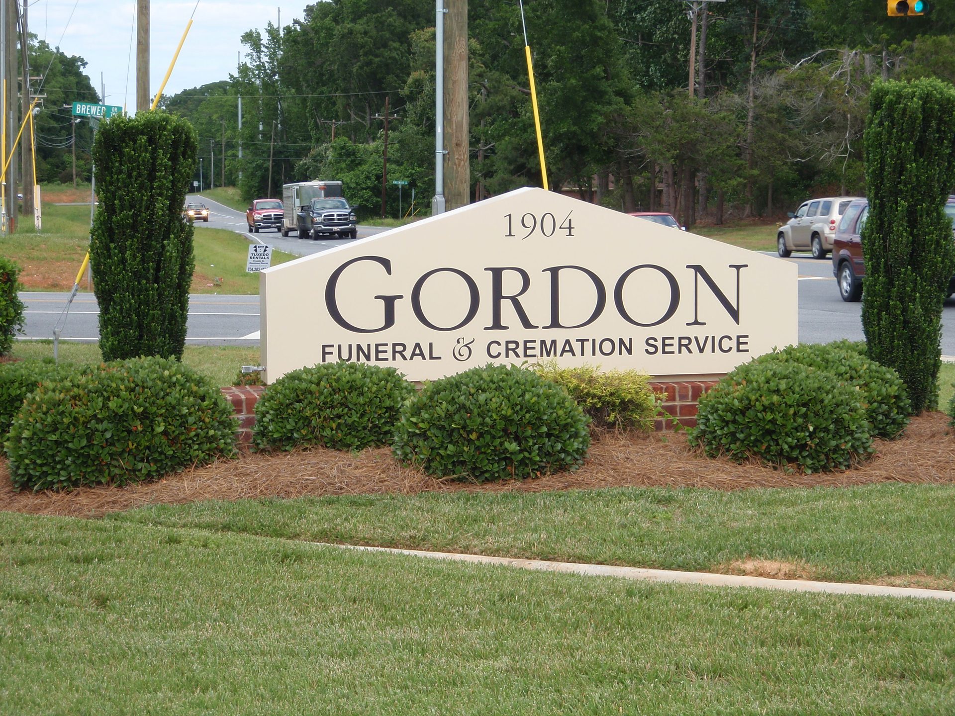 Hinson Electric project - Gordon Funeral Home - Monroe, NC